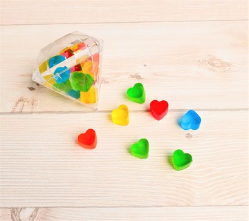 茶樹精油 鑽石心型皂 手工皂 隨身皂