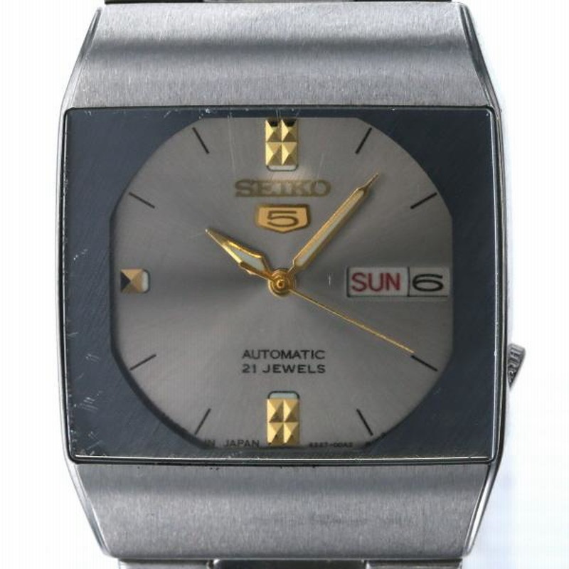SEIKO 自動巻き時計 シルバー文字盤 グランドセイコー 9Fクォーツ シルバー文字盤 SBGX033(9F62-0A60