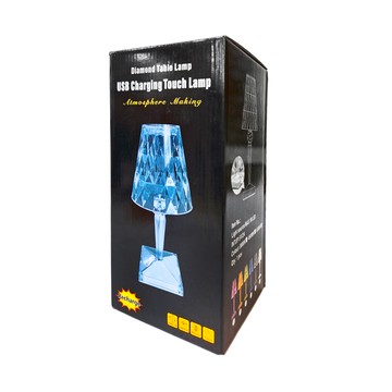 INS風少女氛圍 USB充電觸摸檯燈 漸變16色  透明