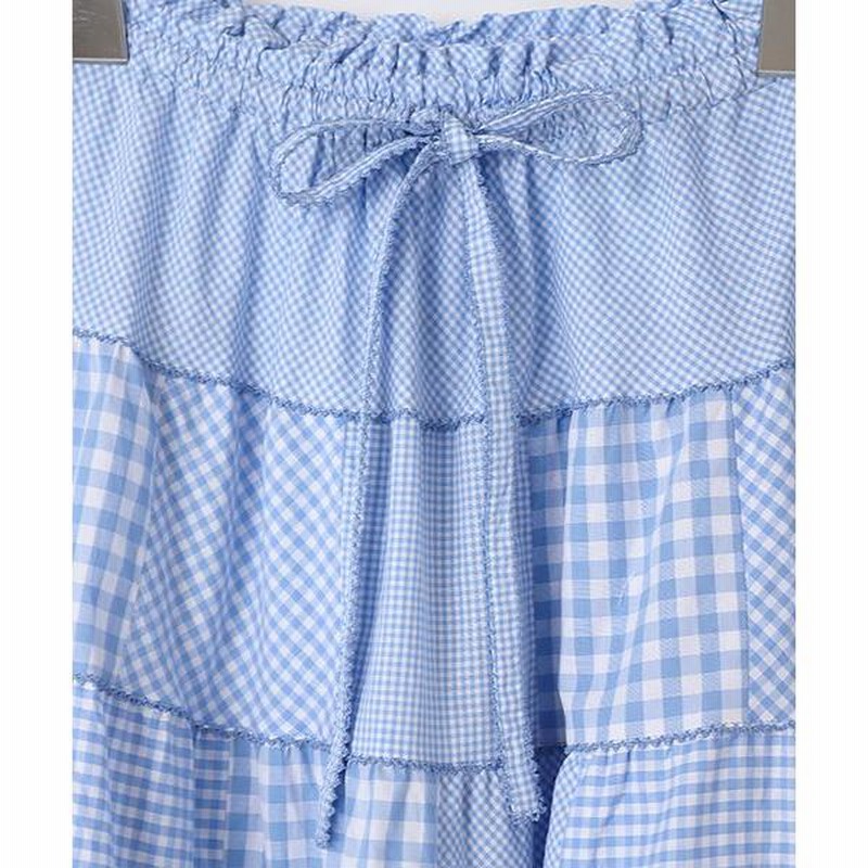 PINK HOUSE / ピンクハウス ギンガムチェックパッチワークスカート PINK HOUSE / ピンクハウス ギンガムチェックパッチワーク