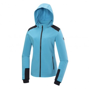 【【蘋果戶外】】山林 42J10 77 碧藍 女 SOFT SHELL 輕量防風外套 四彈防潑水保暖外套 軟殼衣 秋冬 Mountneer
