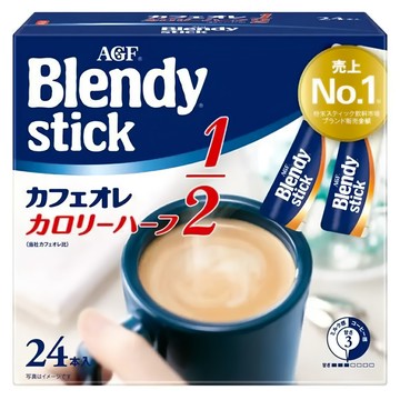 AGF Blendy 1/2低卡咖啡歐蕾  5.4g  24條  1盒