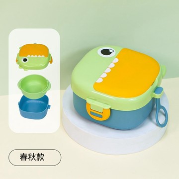 注水碗 兒童餐盤 寶寶恐龍注水碗 寶寶餐具 兒童餐碗 嬰兒食品級輔食碗 可擕式輔食碗 可愛造型輔食碗