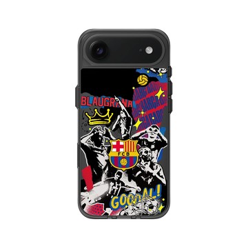 iPhone Air Clear (相機按鈕) 酷墨灰 - FC Barcelona - Barça Fusion