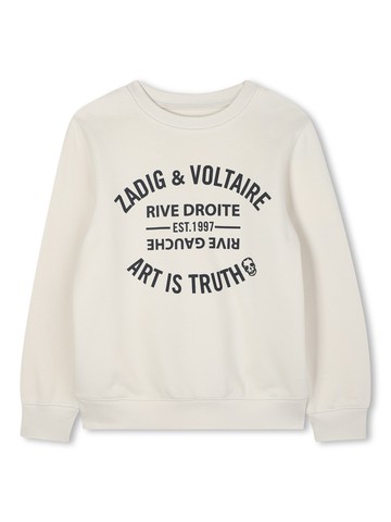zadig & voltaire sweatshirt with logo