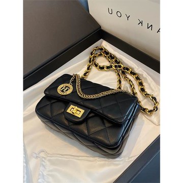 左嫂家小香風菱格鏈條包高級質感小眾包包女包斜挎包今年流行小包