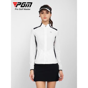 PGM高爾夫女裝春季防曬外套女士長袖衣服運動上衣收腰風衣女套裝