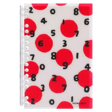 KOKUYO 國譽 SOUSOU 聯名無時效月間手帳  十數 白色 + 紅色  1本