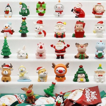 獨立迷你盲袋小禮物聖誕老人獎勵禮品兒童微縮雪人聖誕節盲盒擺件