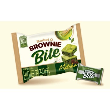 【韓國🇰🇷ORION】Market O Brownie Bite 濟州抹茶布朗尼一口蛋糕 (240g/約14入)