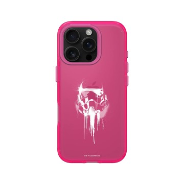 iPhone 16 Pro Clear 粉漾桃 - 迪士尼-星際大戰 Star Wars - 風暴兵-噴漆白