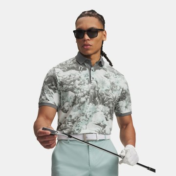 【UNDER ARMOUR】UA 男 Curry ArmourDry 印花短POLO_6009786-478