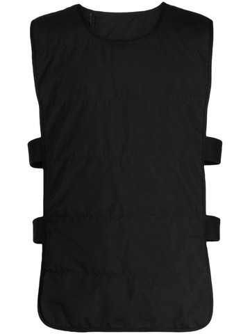11 By Boris Bidjan Saberi - elastic-strap round-neck vest - men - Elastane/Polyamide - One Size - Black