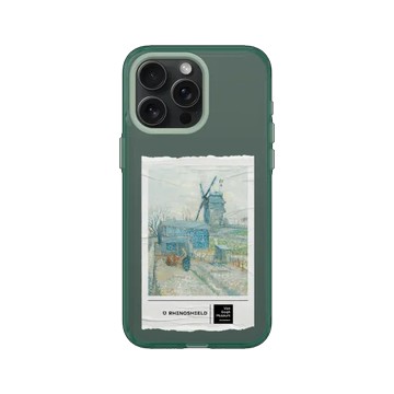 iPhone 15 Pro Max JellyTint 憂墨綠 - Van Gogh Museum - 蒙馬特：風車和耕田
