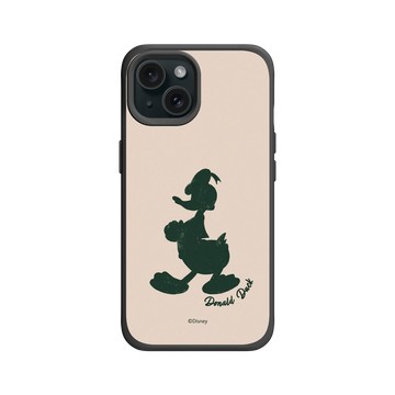 iPhone 15 SolidX 黑 - 迪士尼-米奇 Mickey - 唐老鴨 - 剪影版