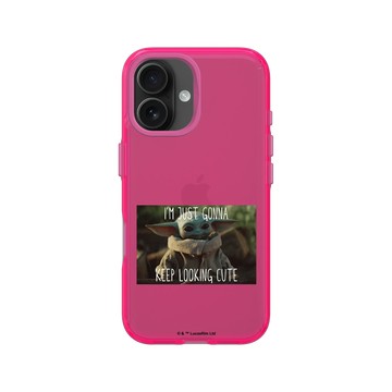 iPhone 16 Clear 粉漾桃 - Star Wars - The Mandalorian - 可愛古古