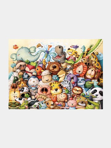 歡樂大合照/192片拼圖/古依平/找樂子