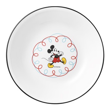 Corelle Brands 康寧餐具 歡樂家系列 深盤  6吋  米奇  1個  米奇 白色