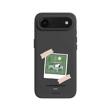 iPhone Air SolidX 黑 - 史努比 Snoopy - 拍立得-夏日野營趣