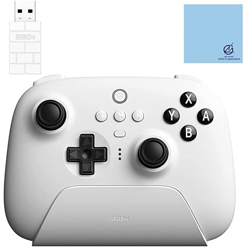 互換 8Bitdo Ultimate 充電ドックを備えたBluetoothコントローラー