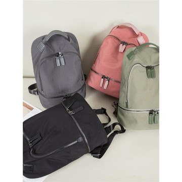 牛津布雙肩包女復古氣質百搭防水尼龍背包輕便大容量旅游旅行包女