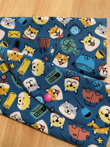 文青風優質萬用存摺袋 柴柴大頭貼 質感原胚 魅力藍 水豚君 禮物