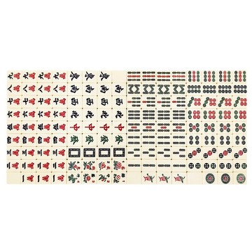 SUMIT 商密特 麻將 36正磁電動麻將桌適用  牙色  1組