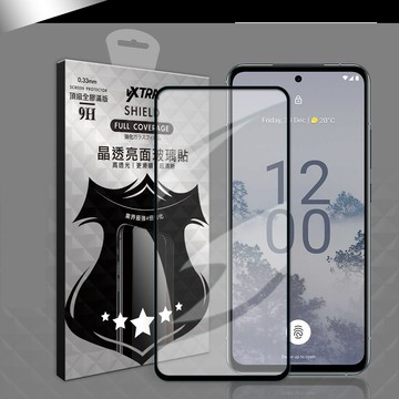 vxtra全膠貼合 nokia x30 5g 滿版疏水疏油9h鋼化頂級玻璃膜(黑)