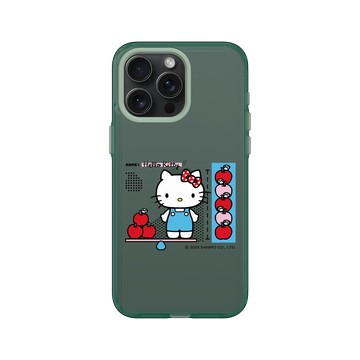 iPhone 15 Pro Max Clear 憂墨綠 - 三麗鷗-Hello Kitty - 身高體重
