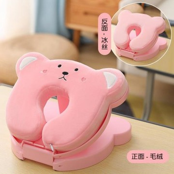 可折疊小學生午睡枕趴桌子睡覺教室午休枕頭兒童便攜式趴睡枕