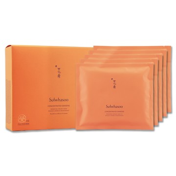 《Sulwhasoo 雪花秀》滋陰蔘回彈霜面膜 18g x 5片/盒