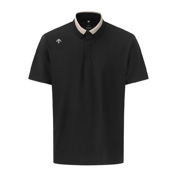 DESCENTE GOLF 迪桑特 AIR TOOL Y-COLLARED SHORT-SLEEVED T-SHIRT 男士 高爾夫翻領上衣