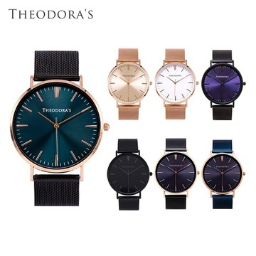 【THEODORA'S】Hera [大錶面]簡約中性款金屬手錶【希奧朵拉】女錶/女生手錶/男錶/男生手錶