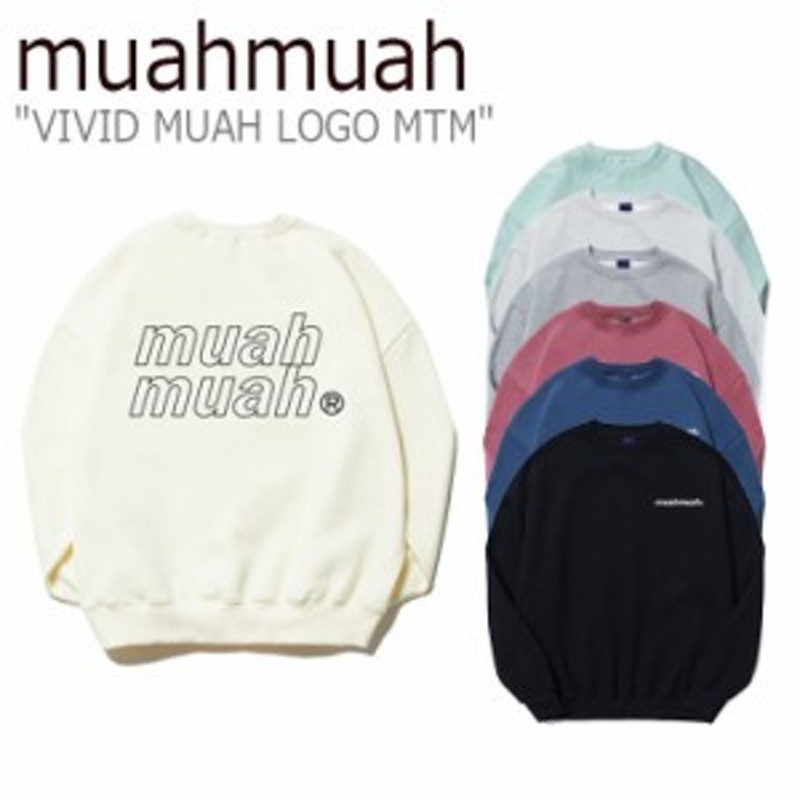 ムアムア トレーナー muahmuah ムーアムーア VIVID MUAH LOGO MTM