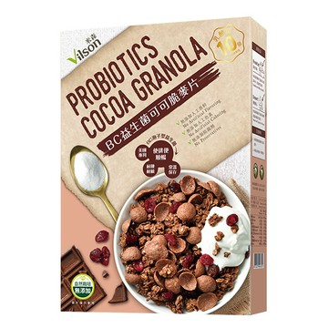 【米森 vilson】BC益生菌可可脆麥片 (300g/盒)