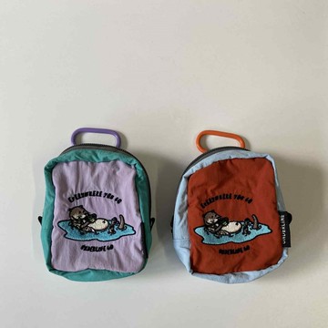 Underline Otter 浮動刺繡口袋包