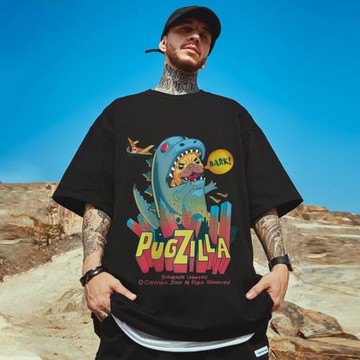 高街短袖t恤大碼男裝純棉寬松情侶夏季oversize美式上衣服ins潮牌