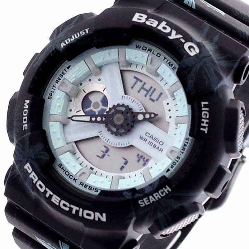 腕時計 レディース カシオ Casio 腕時計 レディース Ba 110cf 1a ベビーg Baby G クォーツ ブラック ステンレス ケース ラバー ベルト 通販 Lineポイント最大0 5 Get Lineショッピング