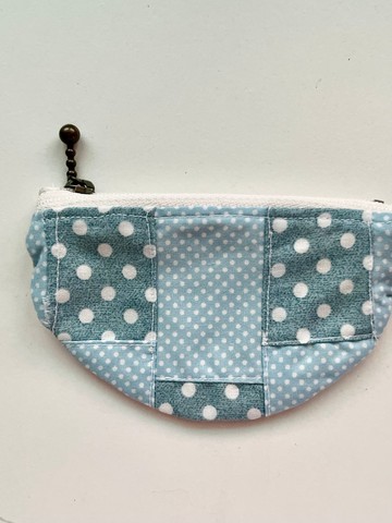 拼布半圓零錢包