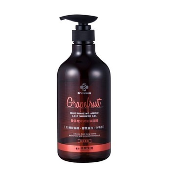 [家速配]DrsFormula胺基酸水潤肌沐浴乳-柚果