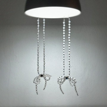 雙蝴蝶結項鏈 Double Layer Ribbon Necklace