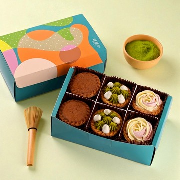 《🚚快速出貨》【我願堂】宇治別苑 法式造型塔禮盒（6入） 檸檬塔   巧克力 魔羯座 生日禮物  推薦