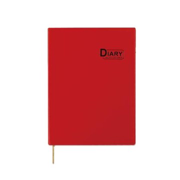 珠友Chuyu2027年A5日誌1週1頁筆記/紅/BC-60458-02