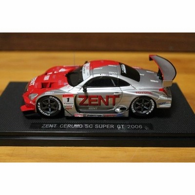 エブロ。1/43ZENT.CERUMO。 エブロ ミニカー EBBRO 1/43 SUPER GT 2005 ZENT CERUMO SUPRA