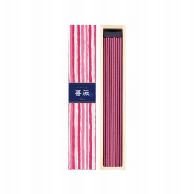 日本香堂/かゆらぎ 薔薇 スティック40本入 香立付/38452