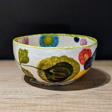 義大利手工陶-POP普普藝術 飯碗13cm(水果)