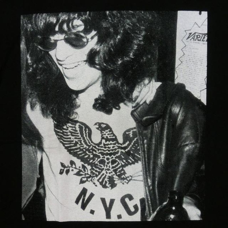 ジョーイ・ラモーン Joey Ramone ラモーンズ RAMONES ブラック Tシャツ 