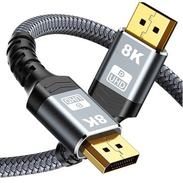 魔宙 DisplayPort 1.4版8K60HZ/4K120HZ高速影音傳輸線 1M