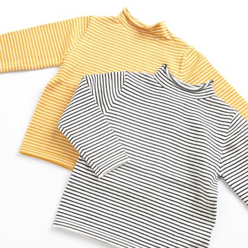 BIR童裝 | 條紋立領針織毛衣