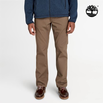 Timberland 男款咖啡色休閒長褲|A5M4XBK0